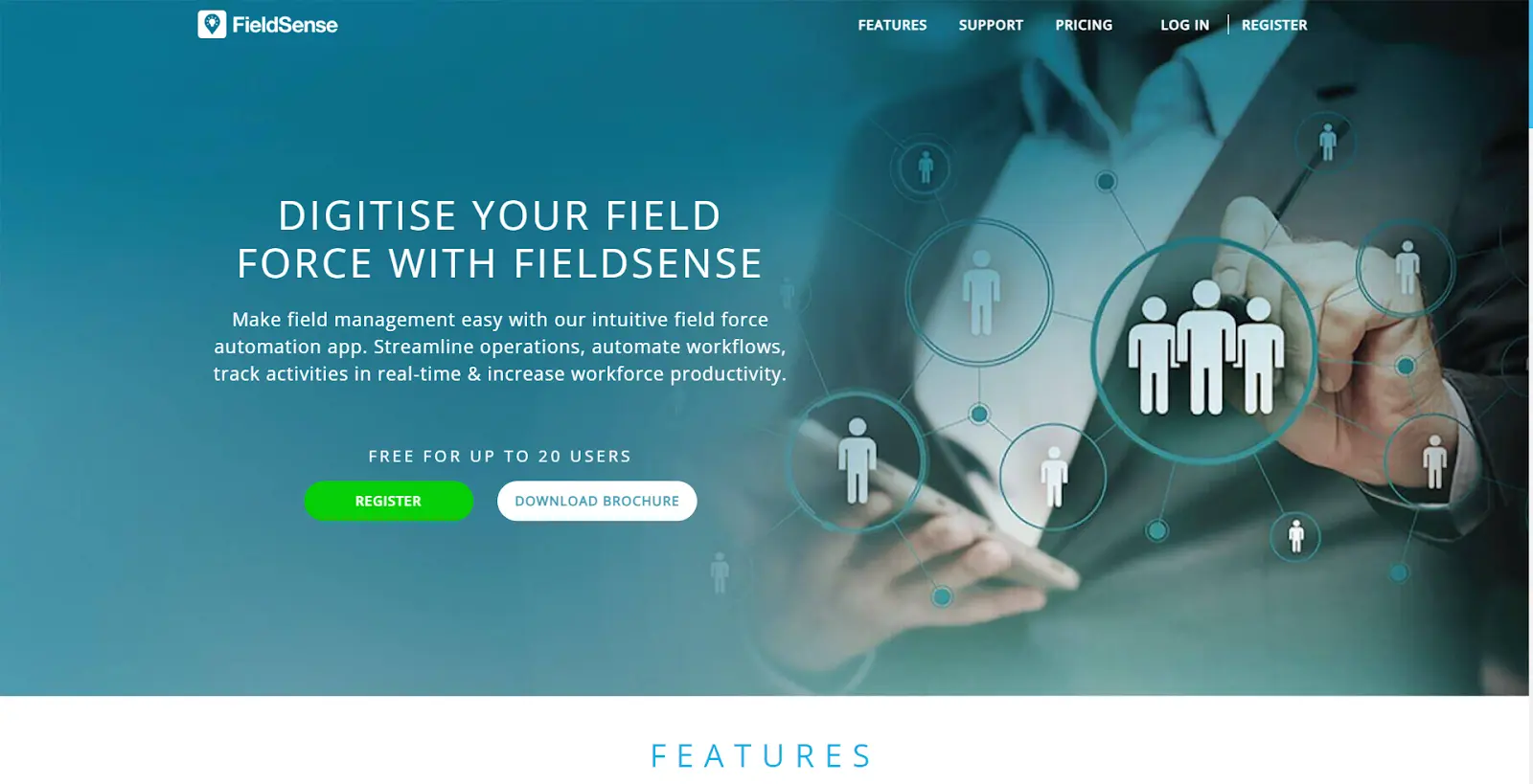 fieldsense homepage